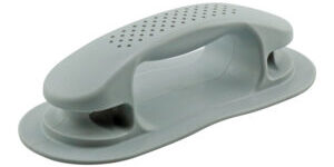 74448-300×300 Gray plastic scrubbing handle with ergonomic grip, ideal for cleaning surfaces efficiently.